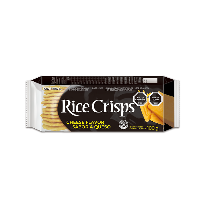 Galletas De Arroz Sabor Queso 100gr - Sin Gluten - Rice Crisps