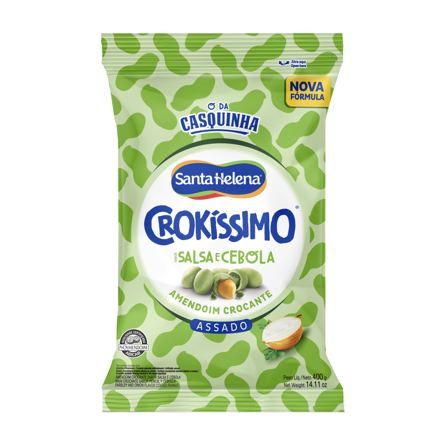 Maní Crocante Japonés Crokissimo Cebolla Perejil 400gr - Santa Helena