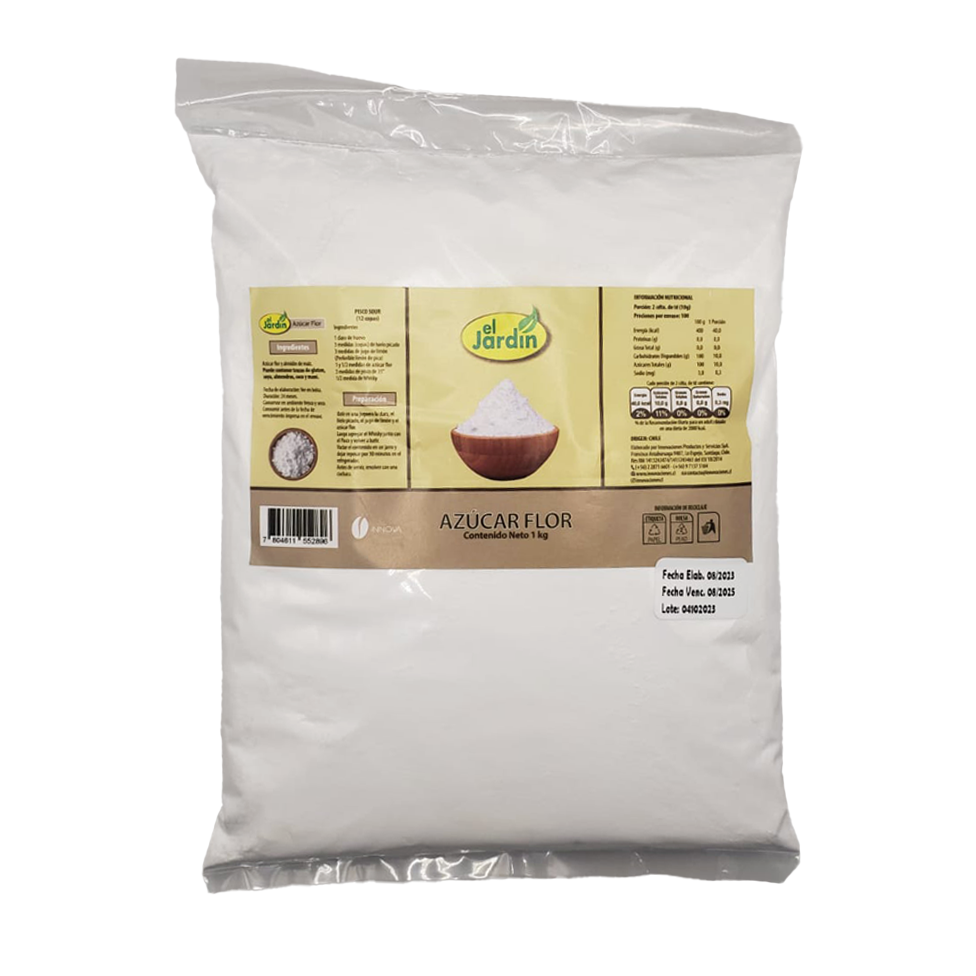 Azúcar Flor 1kg - El Jardín-Endulzantes-Mercado Silvestre