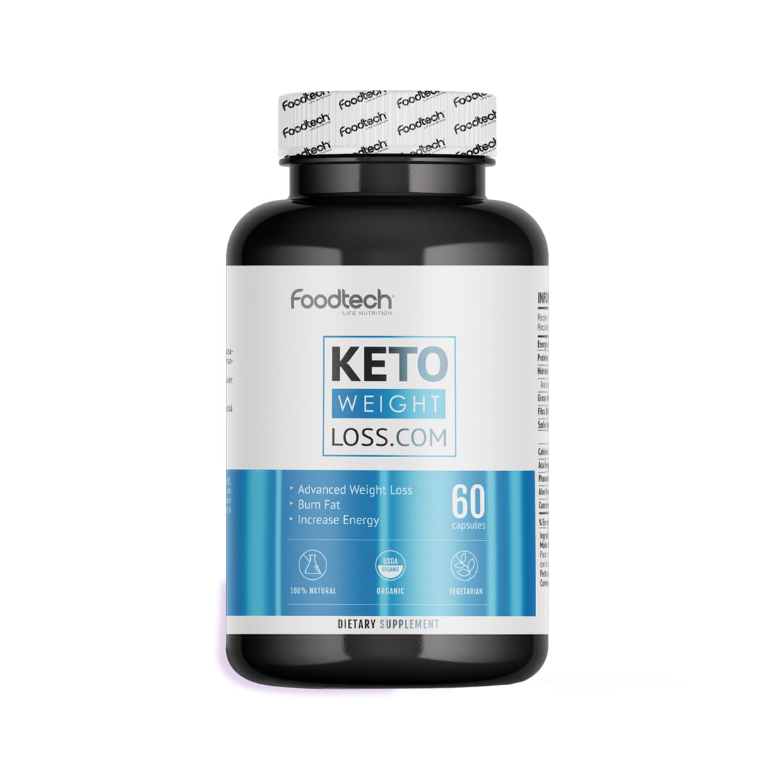 Keto Weight Loss 60 Cápsulas (1 mes) - Foodtech-Vitaminas-Mercado Silvestre