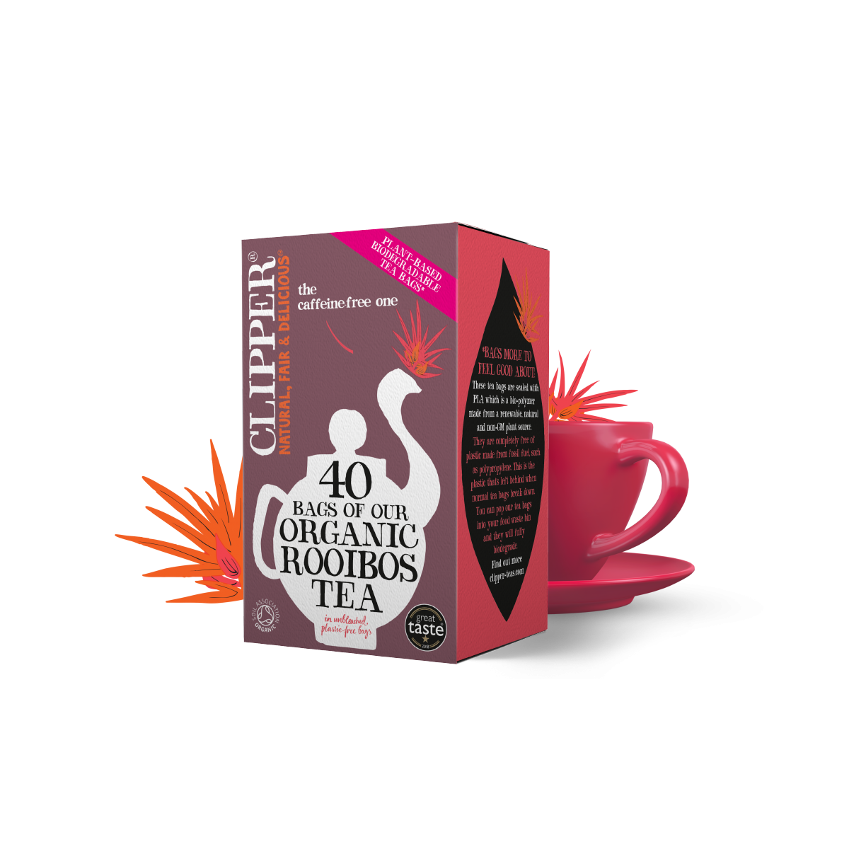 Infusión Rooibos Orgánico 20 bolsitas - Clipper-Té/Café/Infusiones-Mercado Silvestre