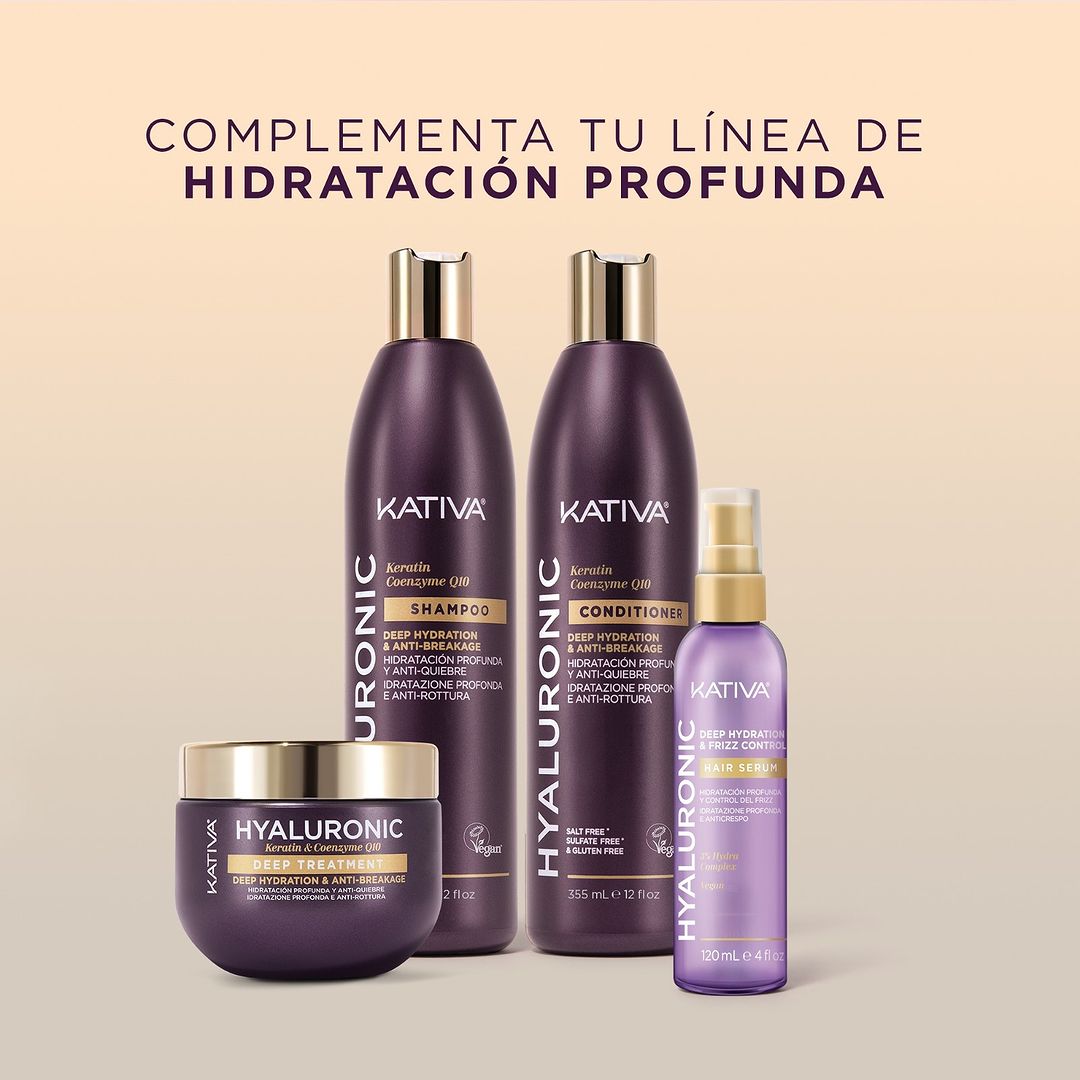 Hair Serum Hyaluronic Hidratación Profunda y Control del Frizz 120 ml - Kativa-Kativa-Mercado Silvestre