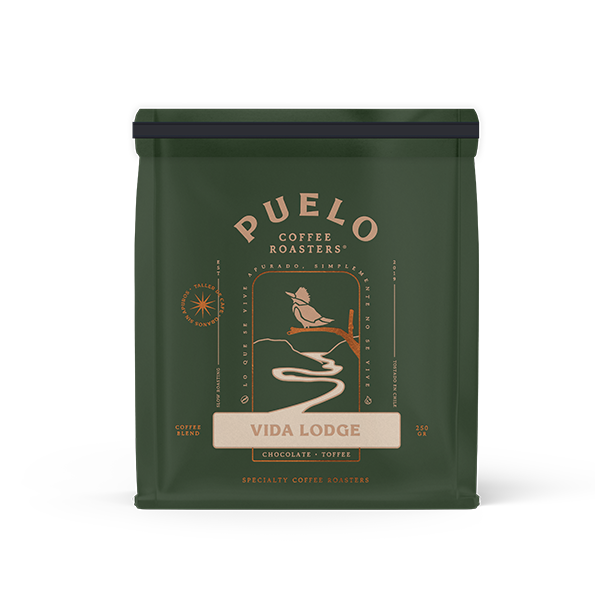 Café de Especialidad Vida Lodge Coffee Blend - Molido Fino 250g - Puelo Coffee Roasters