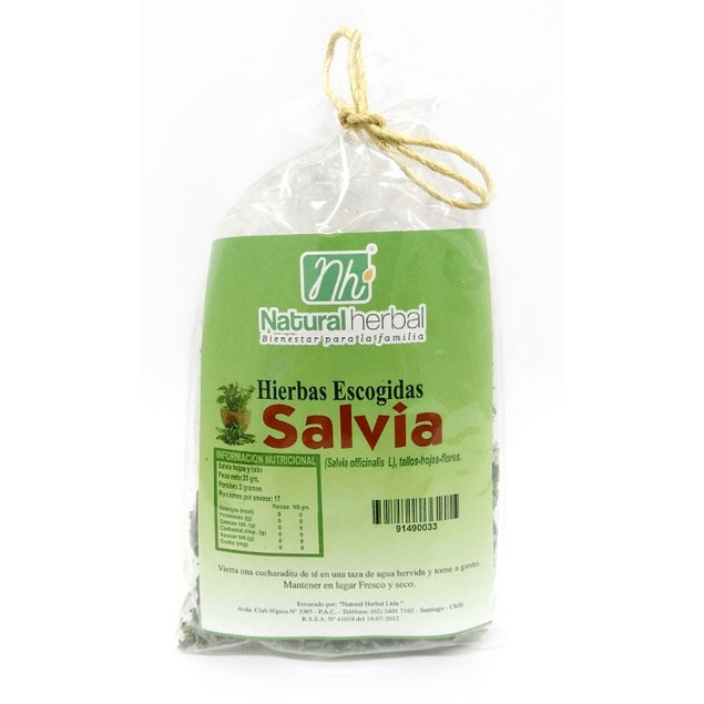 Salvia Hierba 35gr - Natural Herbal-Té/Café/Infusiones-Mercado Silvestre