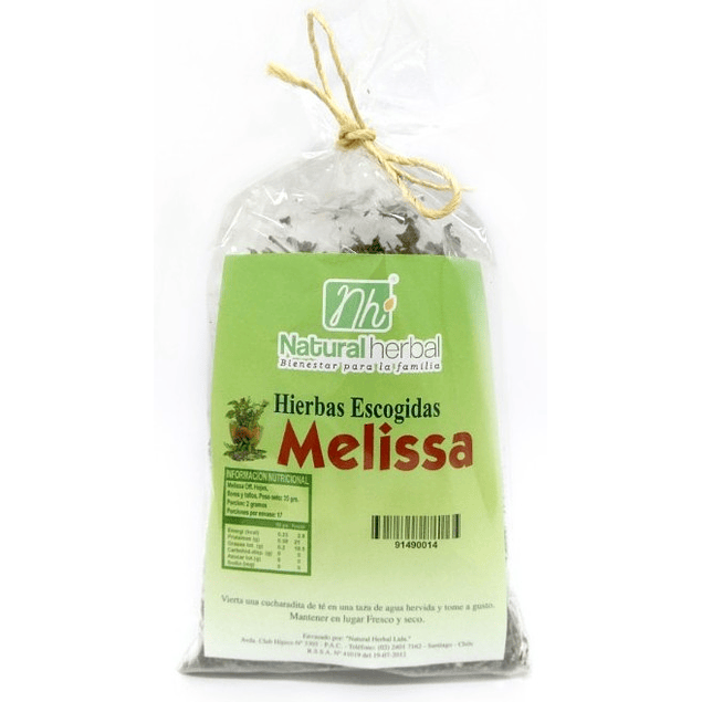 Melissa Hierba 30gr - Natural Herbal-Té/Café/Infusiones-Mercado Silvestre