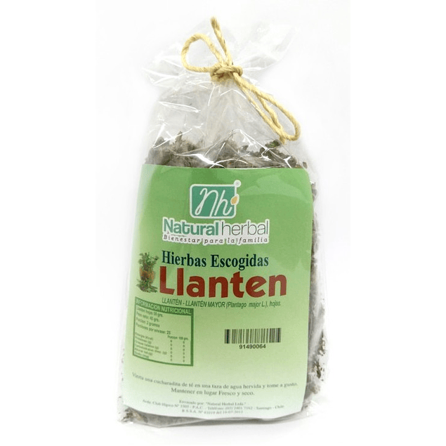 Llantén Hierba 40gr - Natural Herbal-Té/Café/Infusiones-Mercado Silvestre