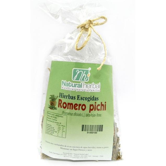 Romero Pichi Hierba 40gr - Natural Herbal