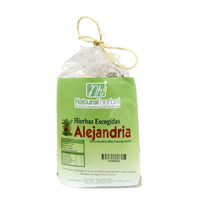 Alejandría Hierba 40gr - Natural Herbal-Té/Café/Infusiones-Mercado Silvestre