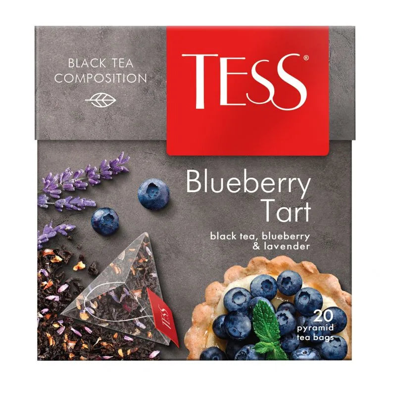 Té Negro Blueberry Tart (20 bolsitas pirámide) - Tess