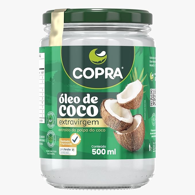 Aceite de Coco Extra Virgen 500ml – Sin Gluten – Copra