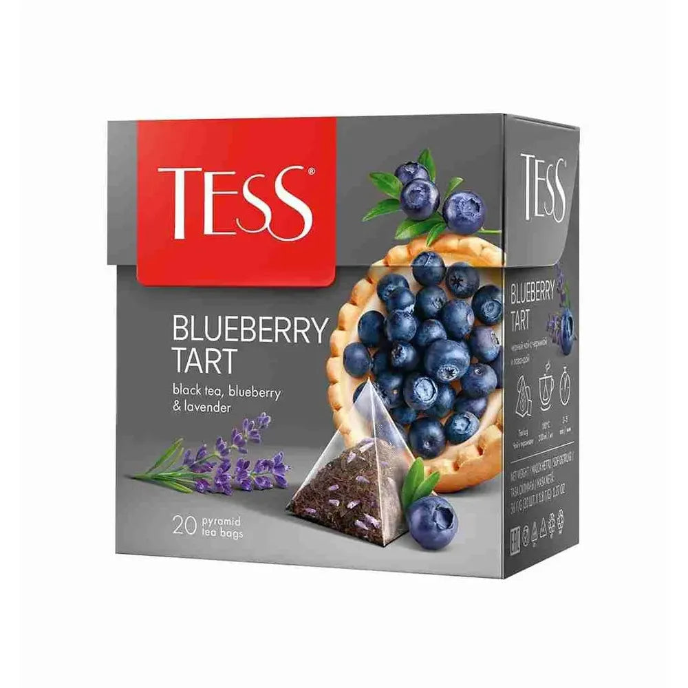 Té Negro Blueberry Tart (20 bolsitas pirámide) - Tess