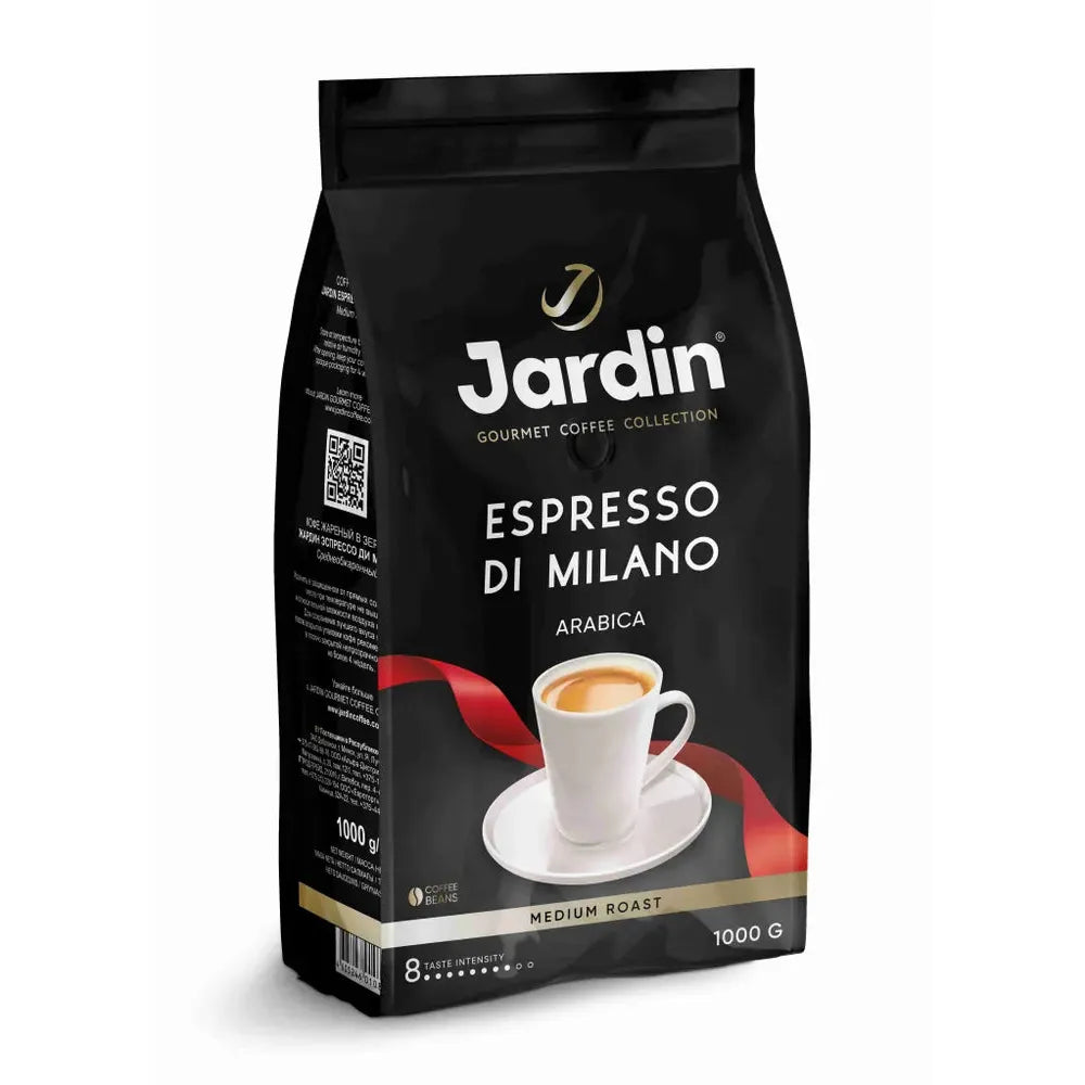 Café en Grano Entero Espresso Di Milano 1kg - 100% Arábica - Jardín
