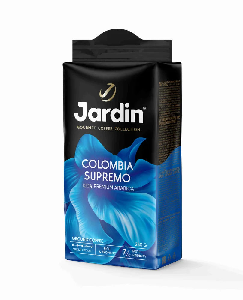 Café Tostado Molido Colombia Supremo 250gr - 100% Arábica - Jardín