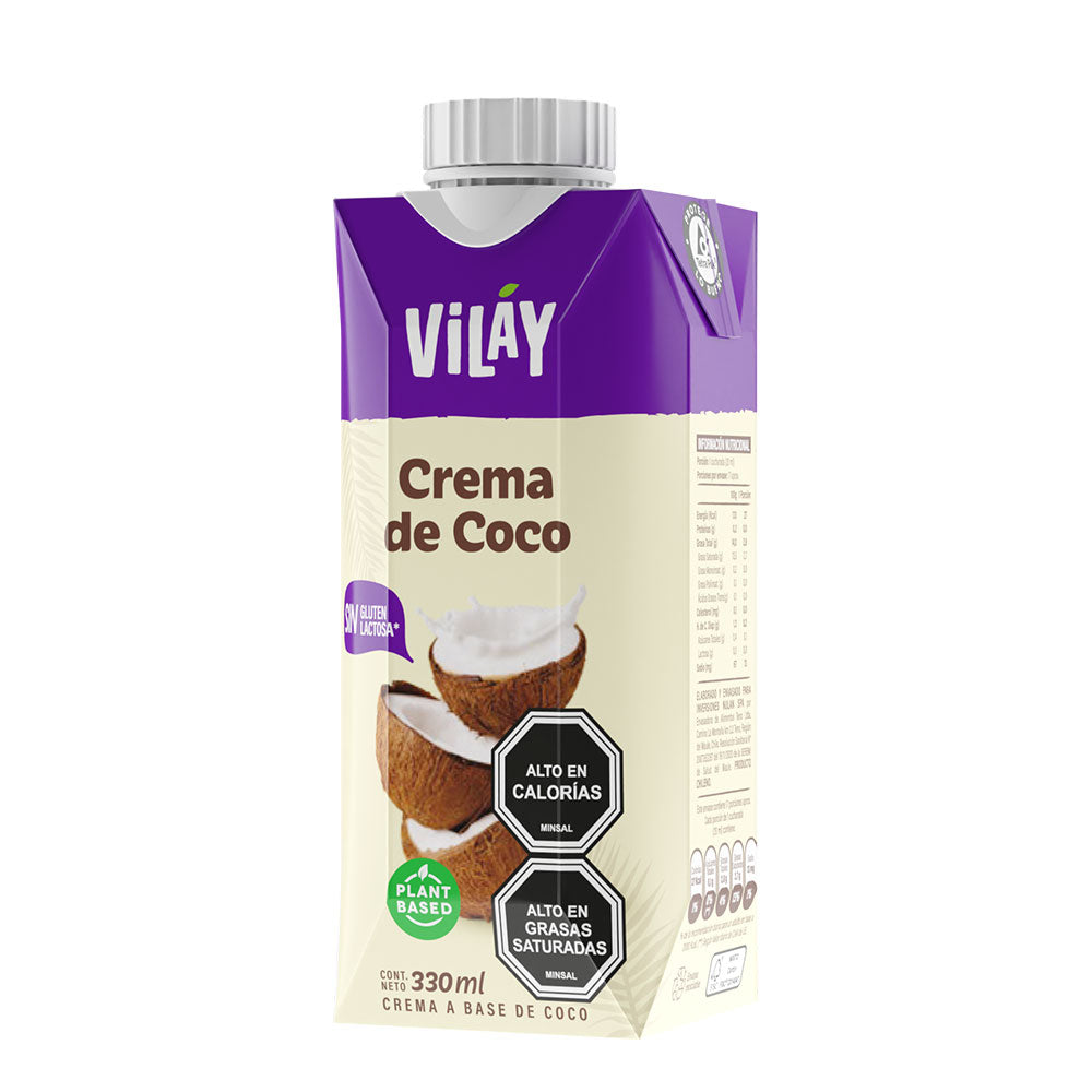 Crema de Coco Sin Lactosa 330ml - Vilay-Leches-Mercado Silvestre