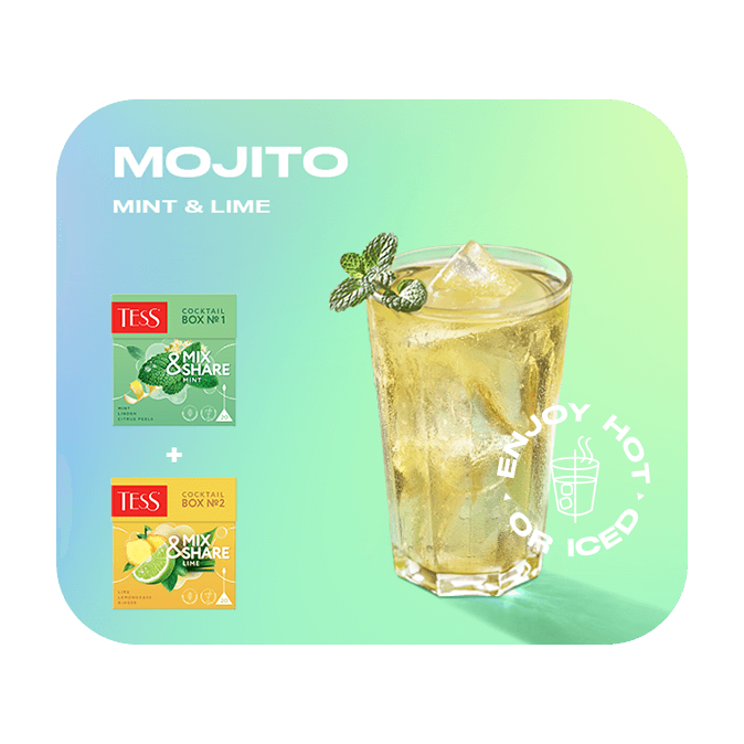 Infusión Mix & Share Lime Lemongrass Ginger (20 bolsitas pirámide) - Tess-Tess-Mercado Silvestre