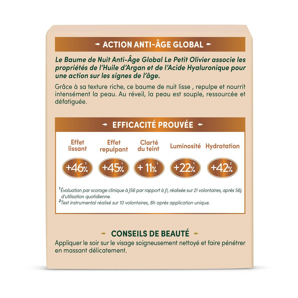 Bálsamo de Noche Antiedad Global con Argán 50ml - Le Petit Olivier