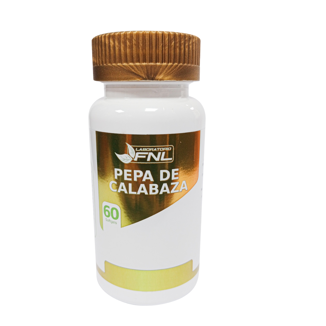Aceite de Pepa de Calabaza 60 Cápsulas Softgel (1 mes) - FNL-Vitaminas-Mercado Silvestre