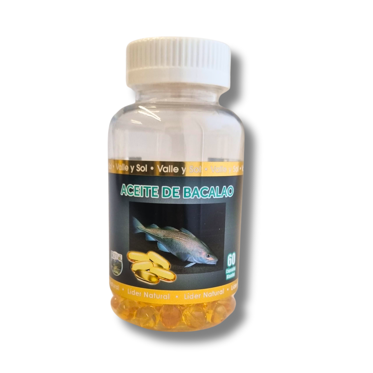 Aceite de Bacalao 500mg 60 Cápsulas Blandas (2 meses) - Valle y Sol