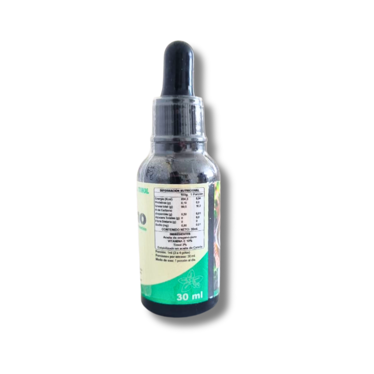 Aceite de Orégano (80% - 85% Carvacrol) 30ml - Valle y Sol