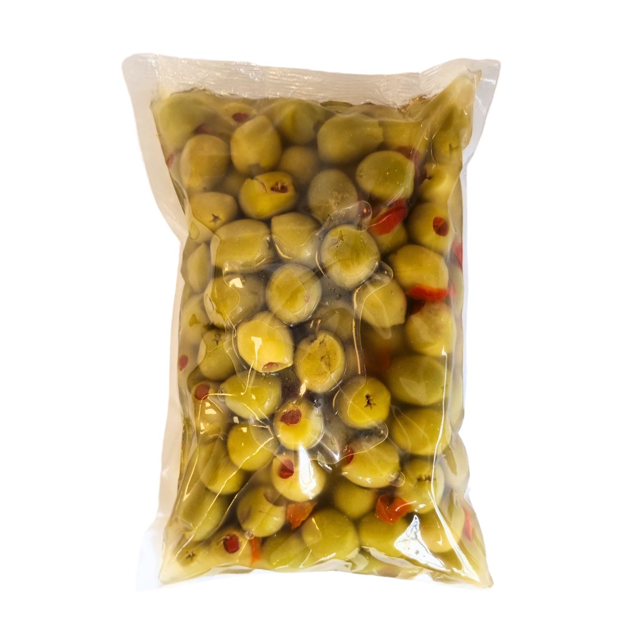 Aceitunas Verdes Rellenas con Rocoto 1kg - Valles de Chile-Conservas-Mercado Silvestre
