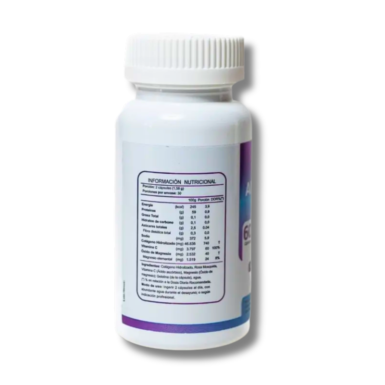 Artrifort (Colágeno + Rosa Mosqueta + Vit C + Magnesio) 60 Cápsulas (1 mes) - FNL-Vitaminas-Mercado Silvestre