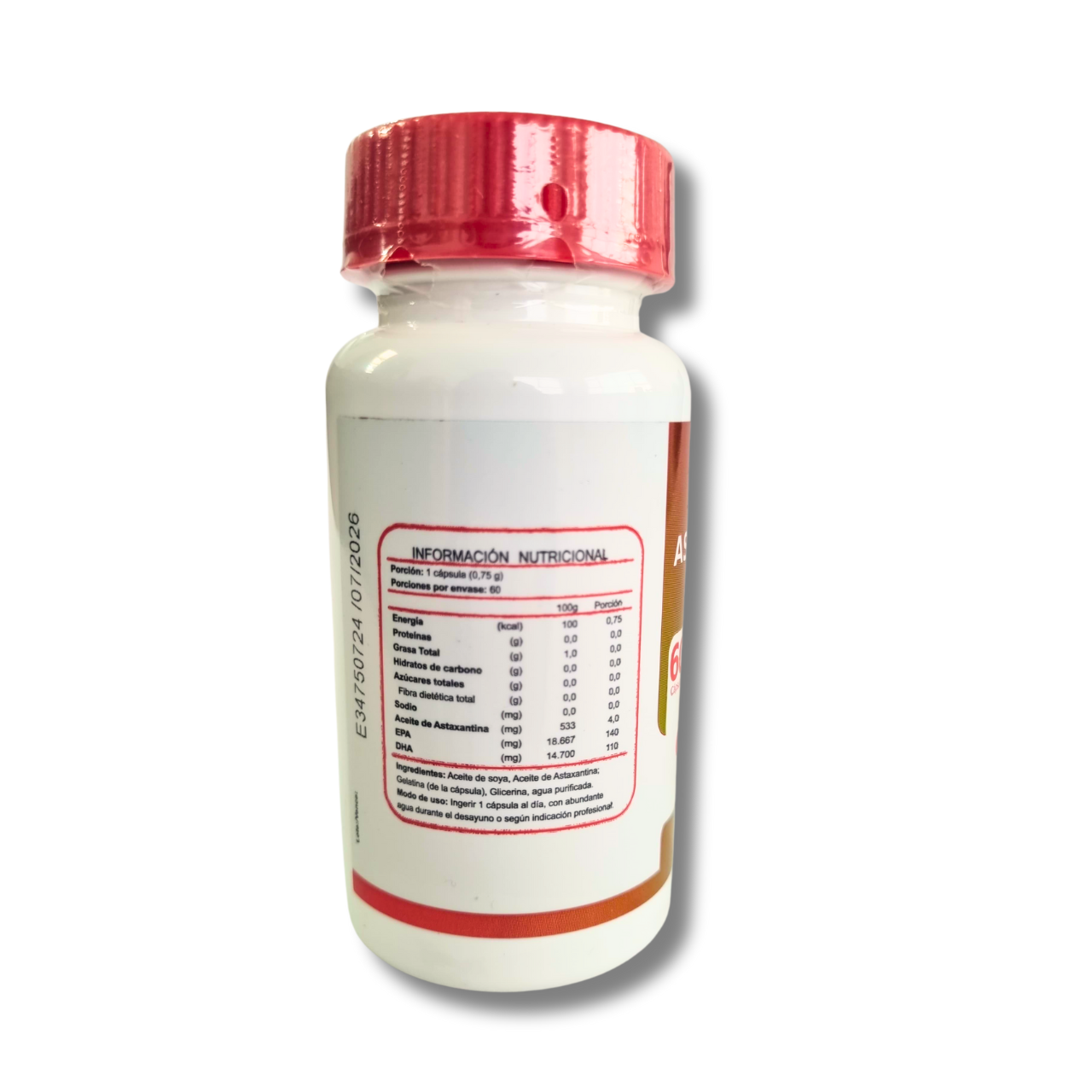 Astaxantina Plus 60 Cápsulas Blandas (2 meses) - FNL-Vitaminas-Mercado Silvestre