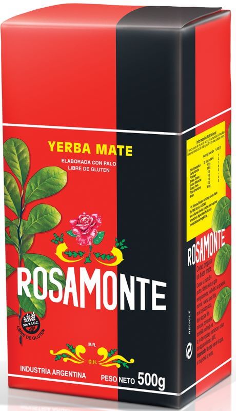 Yerba Mate Tradicional 500gr Sin Gluten - Rosamonte