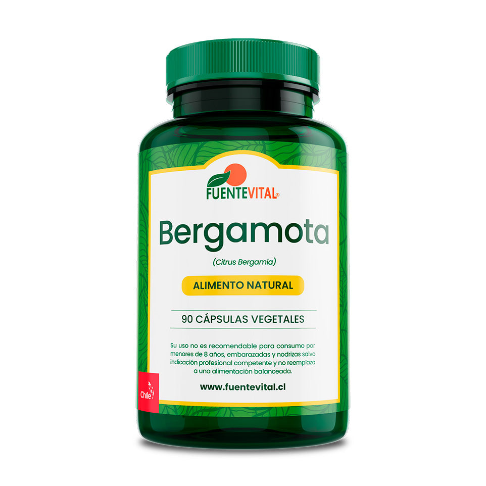 Bergamota (Citrus Bergamia) 473mg – 90 Cápsulas Vegetales (3 meses) – Fuente Vital