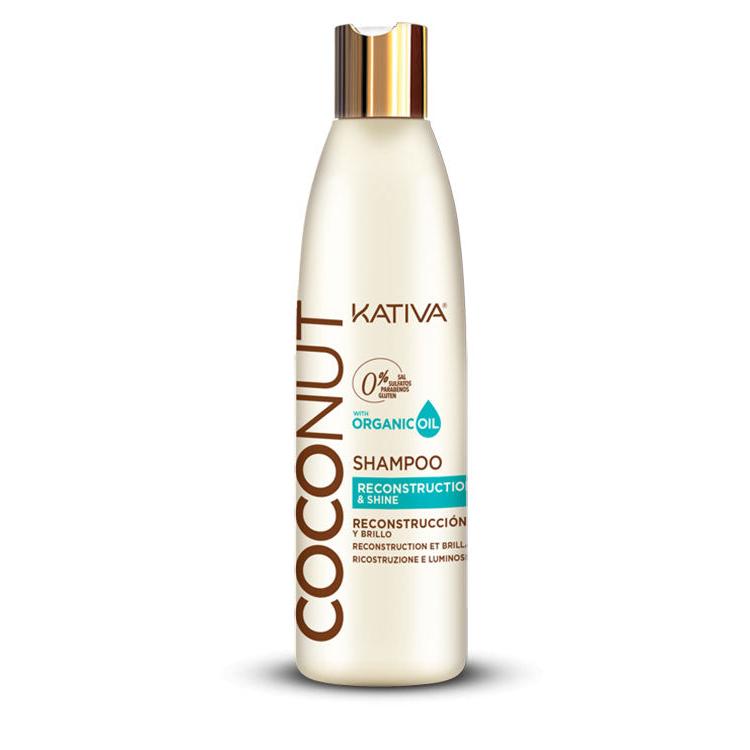 Shampoo Coconut Reconstrucción y Brillo 355ml - Kativa-Belleza Natural-Mercado Silvestre