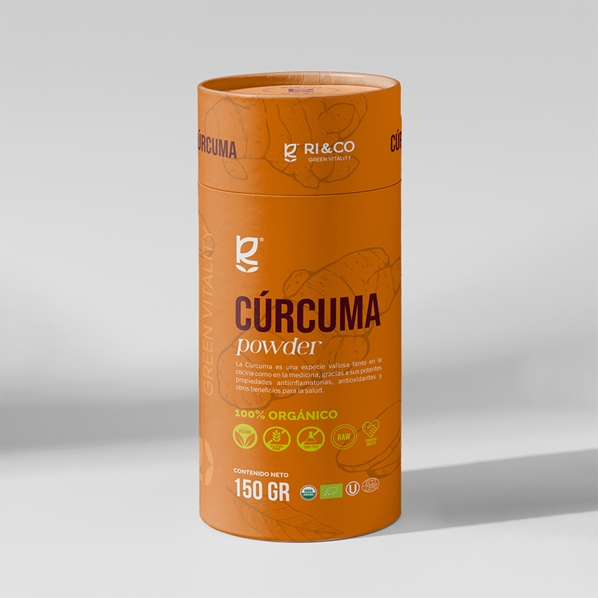 Cúrcuma Orgánica en Polvo 150gr - RI&CO-Vitaminas-Mercado Silvestre