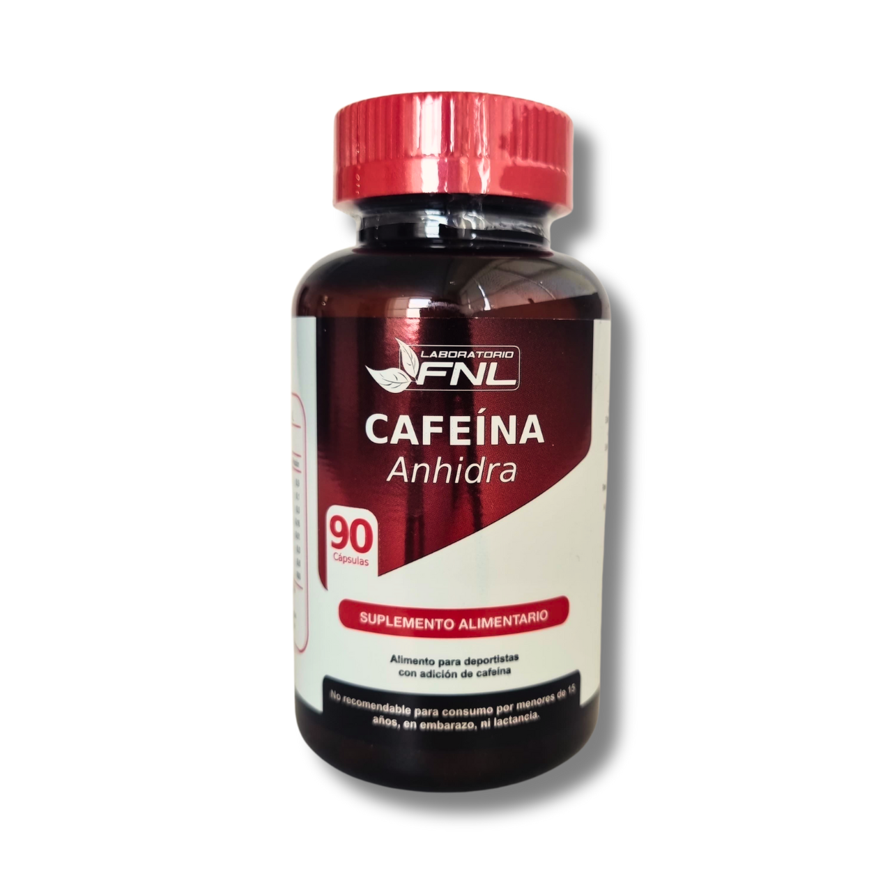 Cafeína Anhidra 100mg 90 Cápsulas (3 meses) - FNL-Vitaminas-Mercado Silvestre