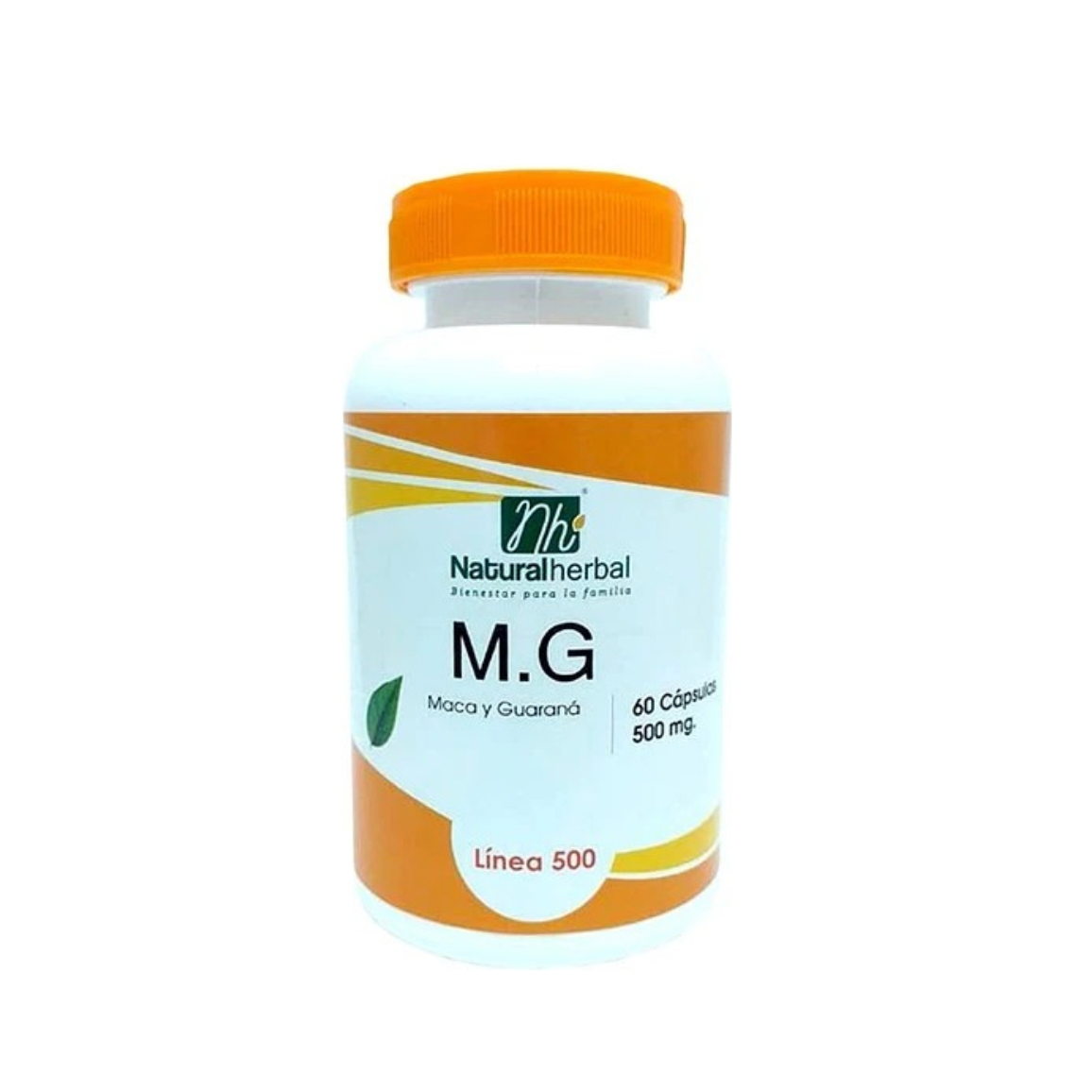 Maca + Guaraná 500mg 60 Cápsulas (1 mes) - Natural Herbal-Vitaminas-Mercado Silvestre