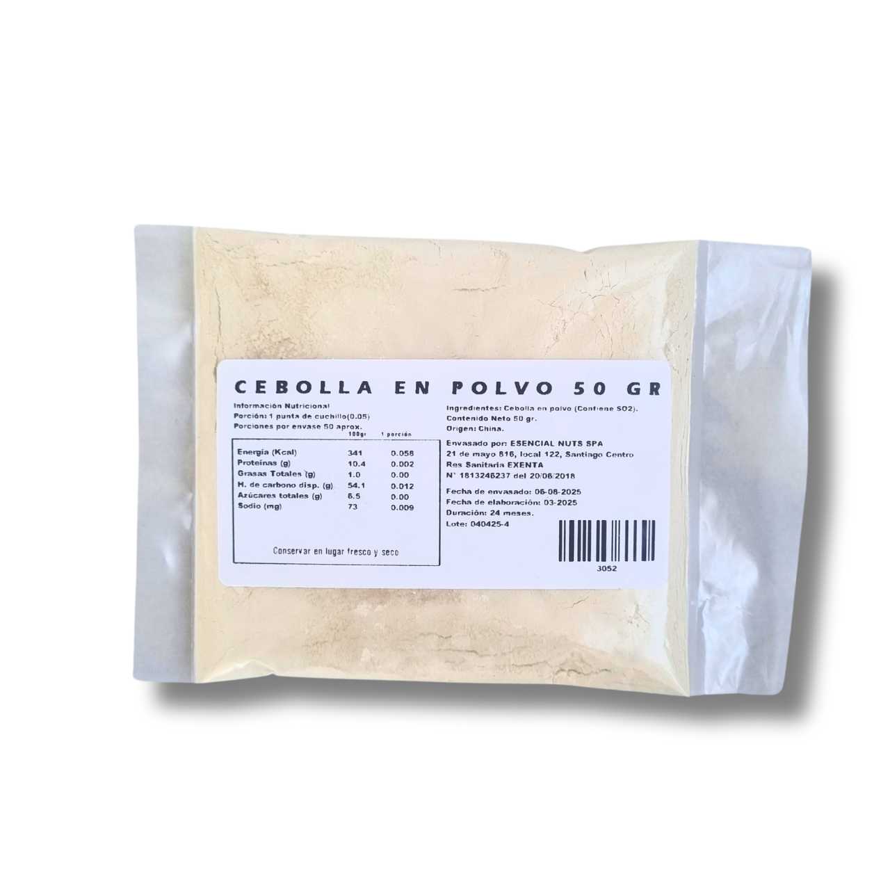Cebolla En Polvo 50gr - Esencial Nuts