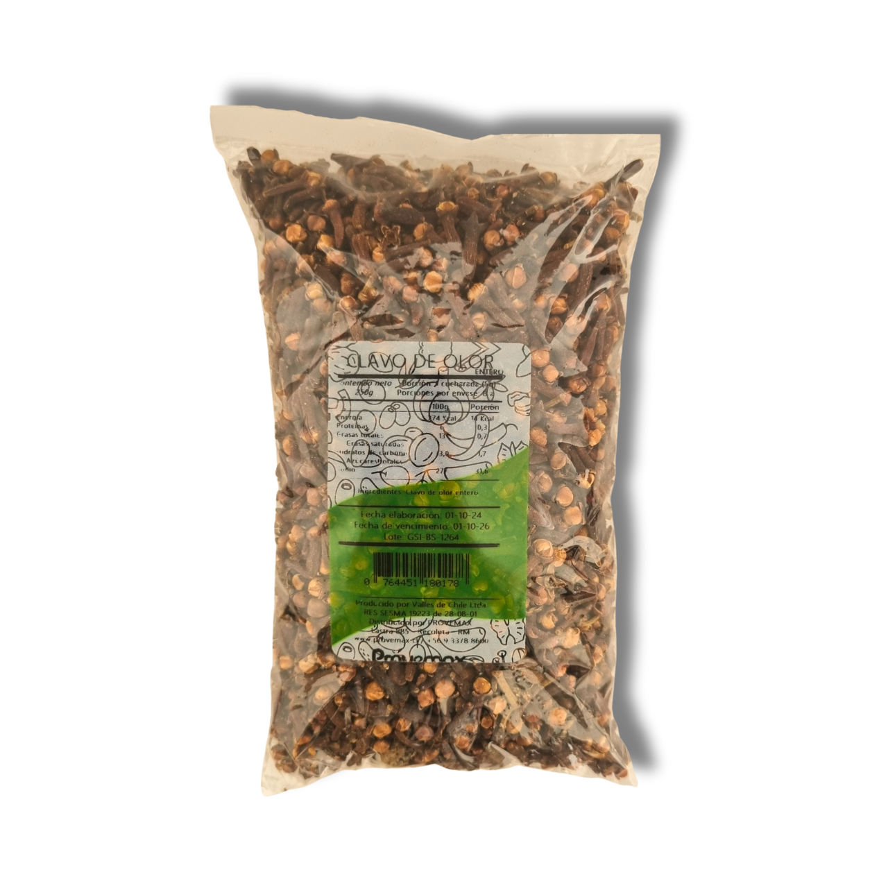 Clavo de Olor Entero 250gr - Valles de Chile