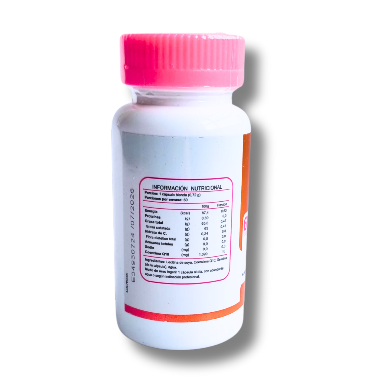 Coenzima Q10 (2 meses) - FNL-Vitaminas-Mercado Silvestre