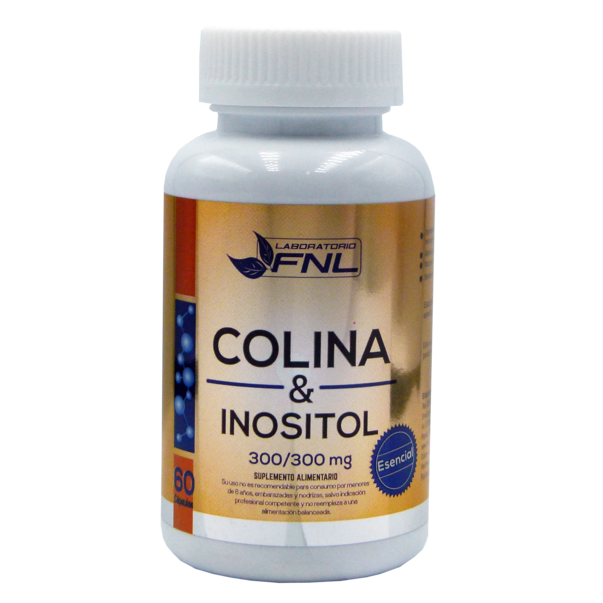 Colina & Inositol 60 Cápsulas (2 meses) - FNL-Vitaminas-Mercado Silvestre