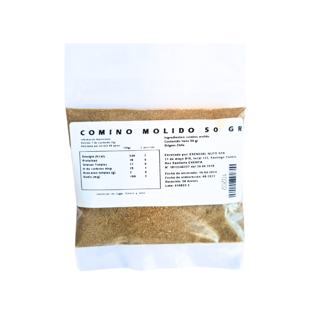 Comino Molido 50gr - Esencial Nuts-Especias y Condimentos-Mercado Silvestre