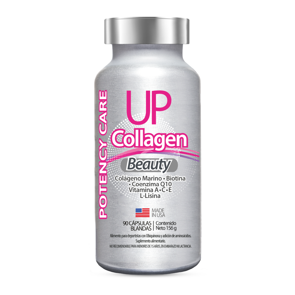 Collagen Up Beauty (Cólageno+Biotina+Q10+Vitaminas A-C-E + L-Lisina) 90 Cápsulas (1 mes) - Newscience