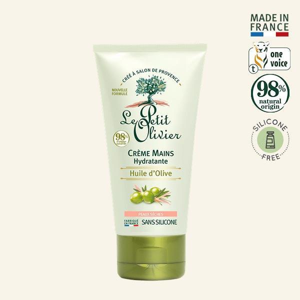 Crema de Manos Hidratante Aceite de Oliva 75ml - Le Petit Olivier-Belleza Natural-Mercado Silvestre