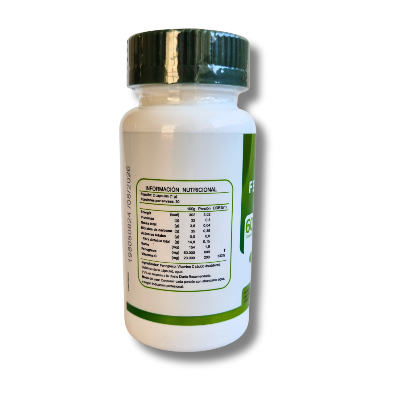 Fenogreco 60 Cápsulas (1 mes) - FNL-Vitaminas-Mercado Silvestre