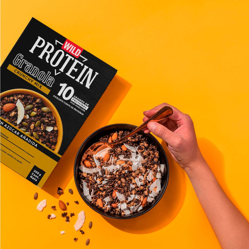 Granola Crunchy Mix Wild Protein 300gr - Wild Foods