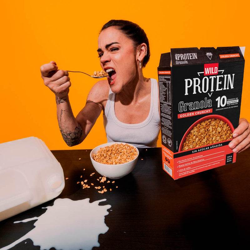 Granola Golden Crunchy Wild Protein 300gr - Wild Foods