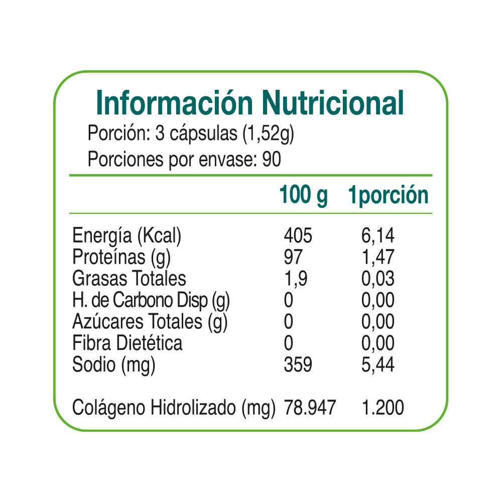 Genacol Colágeno Hidrolizado 400mg 90 Cápsulas (1 mes) - Newscience-Vitaminas-Mercado Silvestre