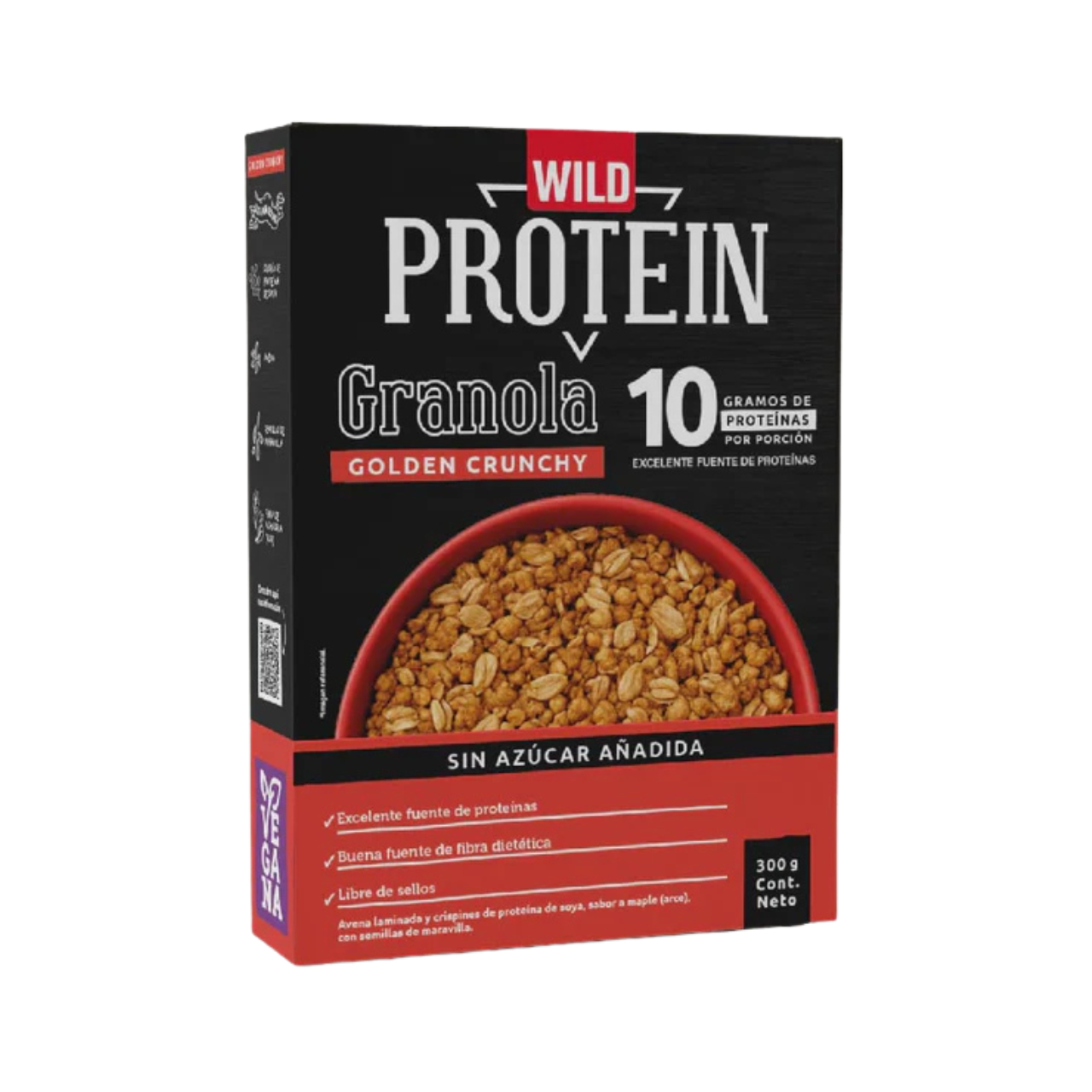 Granola Golden Crunchy Wild Protein 300gr - Wild Foods