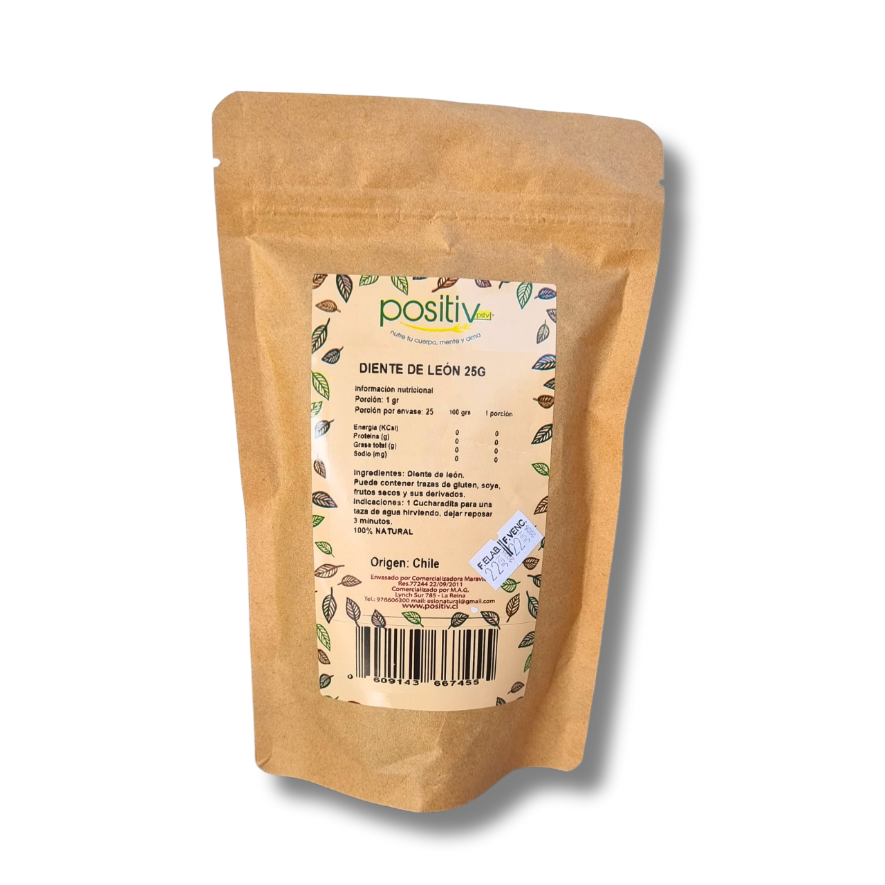 Hierba Diente de León 25gr - Positiv