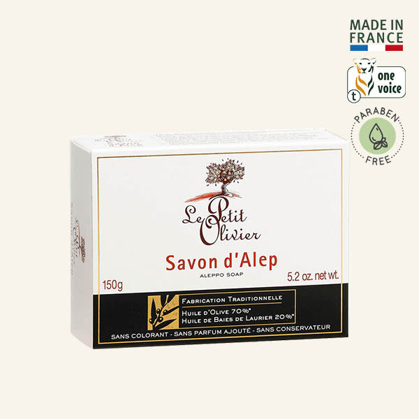 Jabón de Alepo Sólido 150gr - Le Petit Olivier-Belleza Natural-Mercado Silvestre