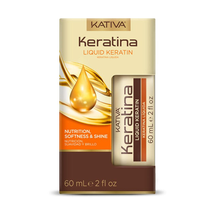 Aceite de Keratina Líquida Nutrición Suavidad y Brillo 60 ml - Kativa-Belleza Natural-Mercado Silvestre