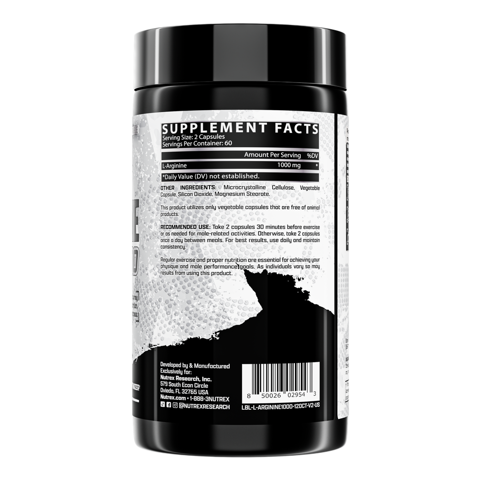 L-Arginine 1000 - 120 Cápsulas Vegetales - Nutrex