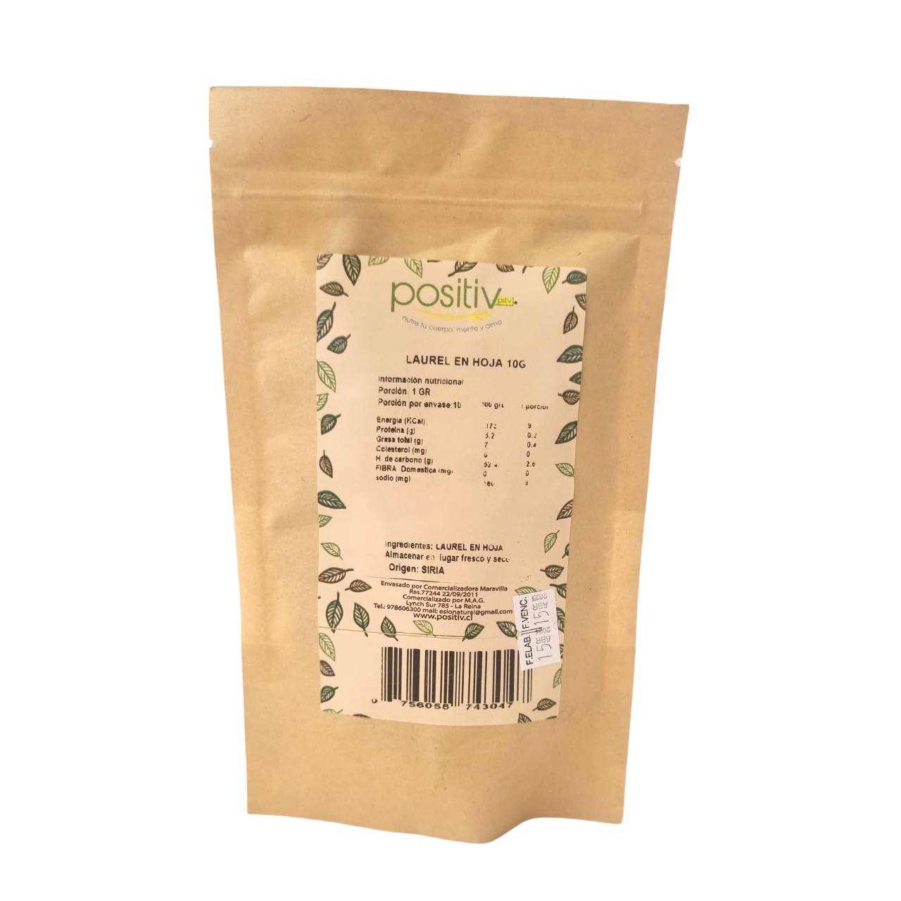 Laurel en Hoja 10gr - Positiv-Té/Café/Infusiones-Mercado Silvestre