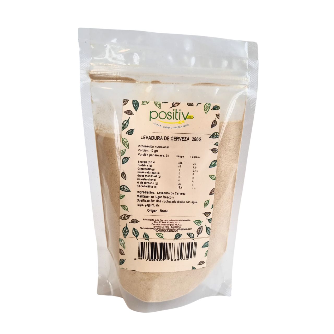 Levadura de Cerveza 250gr - Positiv-Especias y Condimentos-Mercado Silvestre